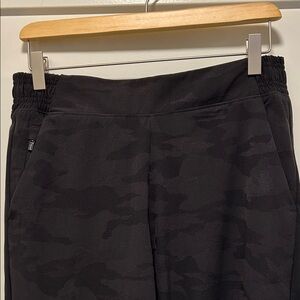 Athleta Lined  Black Camo Track Pants